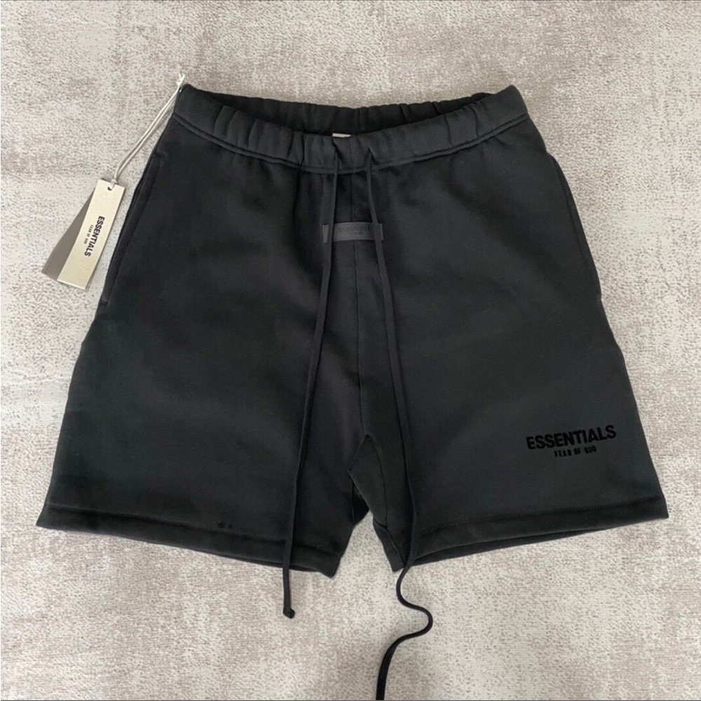 Fear of God Essentials Stretch Limo Athletic Shorts with Elastic Waistband
